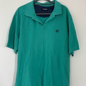 Teal xl tall fit polo